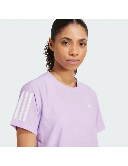 Camiseta Violeta ADIDAS manga corta OTR B TEE-JW9678-MULTICOLOR-MUJER