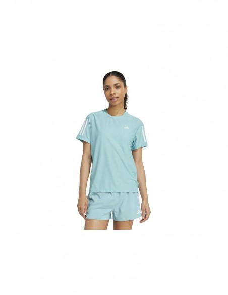 Camiseta  Azul Turquesa manga corta ADIDAS OTR B TEE-JW9672-MUJER