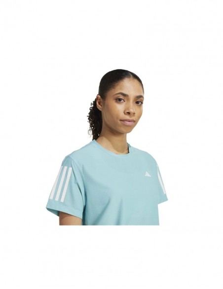 Camiseta  Azul Turquesa manga corta ADIDAS OTR B TEE-JW9672-MUJER