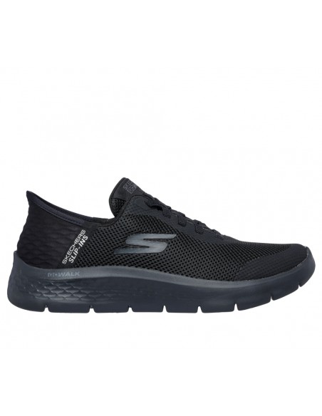 Calzado multideporte SKECHERS-GO WALK FLEX - HANDS-216324BBK-NEGRO-HOMBRE