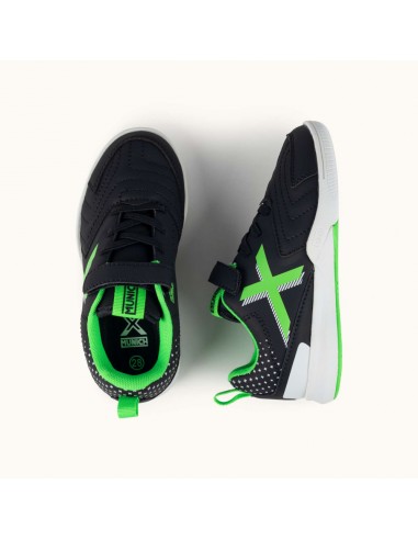 Zapatillas Negras Munich RONDITO KID ELASTIC...
