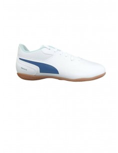 ZAPATILLAS DE FÚTBOL SALA PUMA TRUCO III JR BCO-AZUL