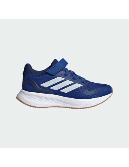 Calzado Running Azul Adidas RUNFALCON 5 EL C-JP5147-AZUL-UNISEX JUNIOR