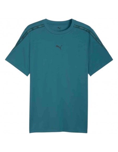 CAMISETA PUMA VERDE  HOMBRE  ESS TAPE TEE EMERALD ICE 691693-41