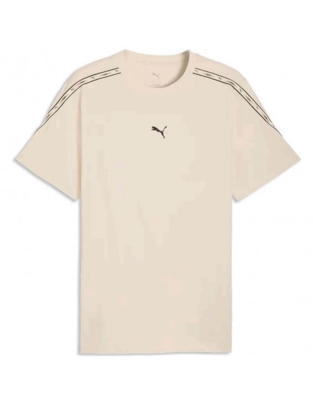 CAMISETA PUMA BEIIGE HOMBRE ESS TAPE TEE ALPINE SNOW 691693-87