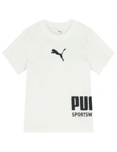 CAMISETA PUMA BLANCA NIÑO 692535-02