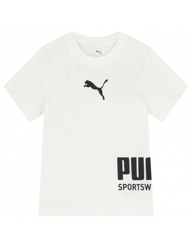 CAMISETA PUMA BLANCA NIÑO 692535-02