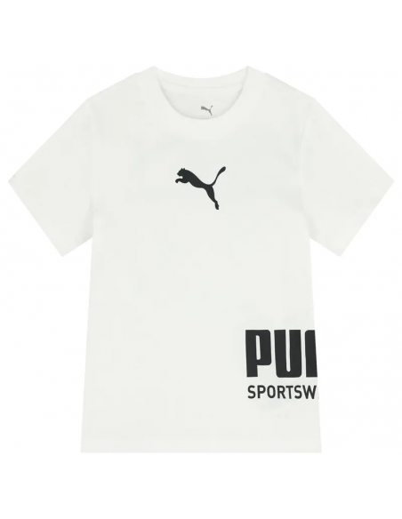CAMISETA PUMA BLANCA NIÑO 692535-02