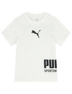 CAMISETA PUMA BLANCA NIÑO 692535-02 2