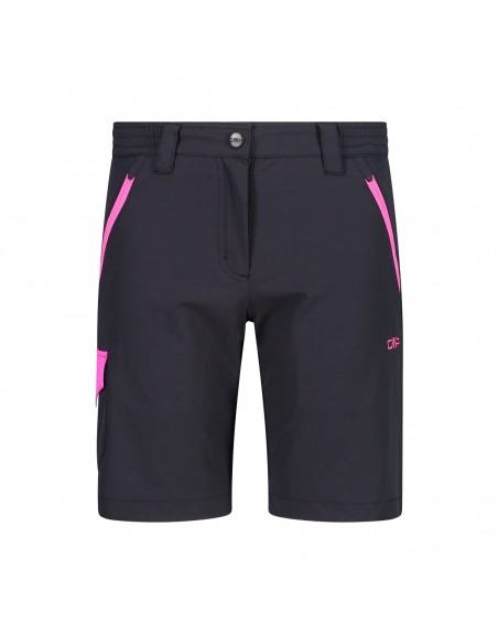 CMP-PANTALONI-BERMUDA-KID G BERMUDA-ANTRACITE-PURPLE FLUO