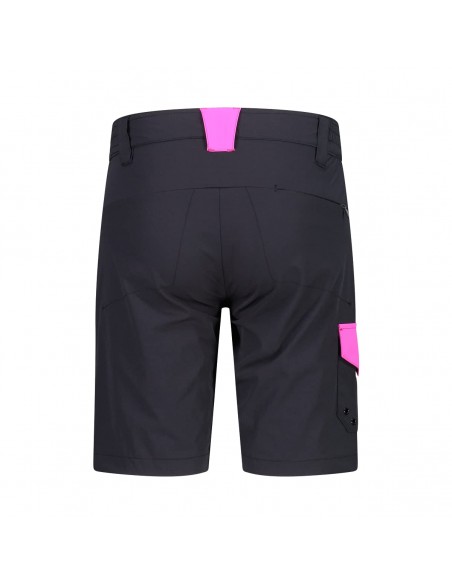 CMP-PANTALONI-BERMUDA-KID G BERMUDA-ANTRACITE-PURPLE FLUO
