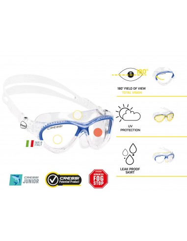 CRESSI GAFAS COBRA KID ROSA-TRANSP.