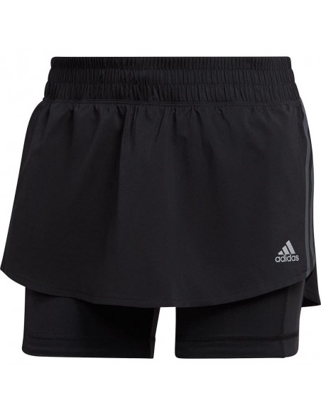Pantalón corto ADIDAS-RI 3S SKORT-HC6324-NEGRO-MUJER