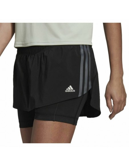 Pantalón corto ADIDAS-RI 3S SKORT-HC6324-NEGRO-MUJER