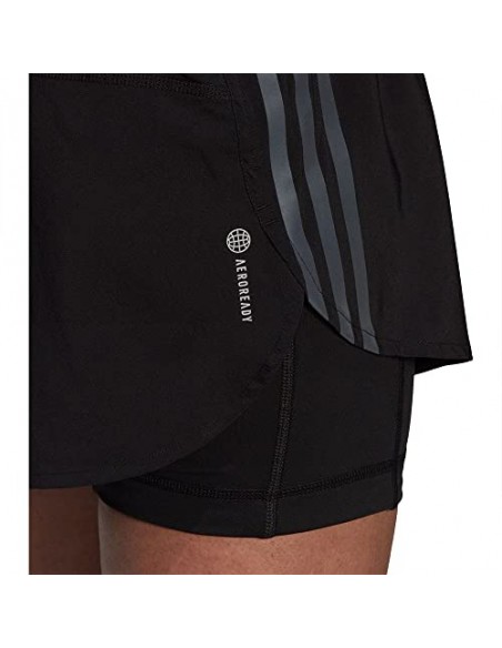 Pantalón corto ADIDAS-RI 3S SKORT-HC6324-NEGRO-MUJER