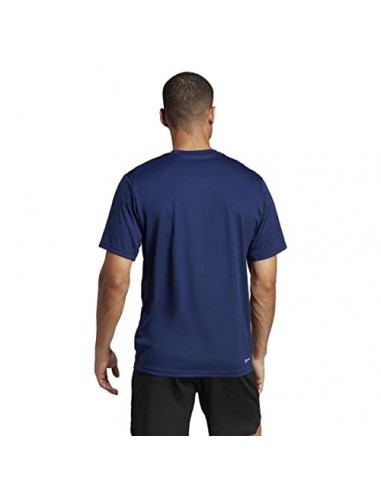 Camiseta ADIDAS-TR-ES BASE T-IC7429-AZUL-HOMBRE