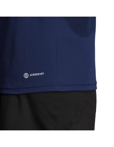 Camiseta ADIDAS-TR-ES BASE T-IC7429-AZUL-HOMBRE