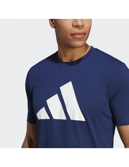 Camiseta ADIDAS-TR-ES BASE T-IC7429-AZUL-HOMBRE