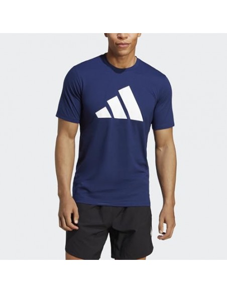 Camiseta ADIDAS-TR-ES BASE T-IC7429-AZUL-HOMBRE