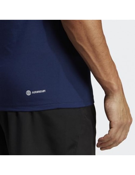 Camiseta ADIDAS-TR-ES BASE T-IC7429-AZUL-HOMBRE