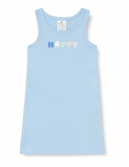 Vestido CHAMPION Dress-404965-BS083-CELESTE-NIÑA