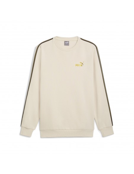 SUDADERA PUMA ESS TAPE MINIMAL GOLD CREWNECK