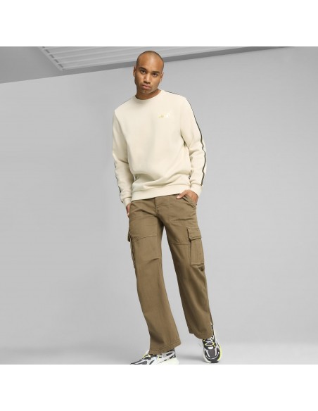 SUDADERA PUMA ESS TAPE MINIMAL GOLD CREWNECK