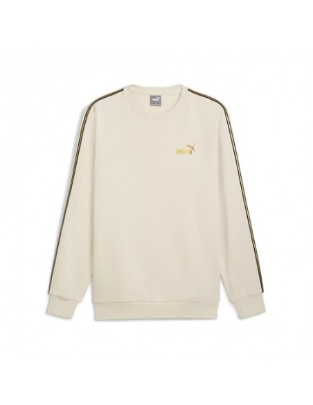 SUDADERA PUMA ESS TAPE MINIMAL GOLD CREWNECK