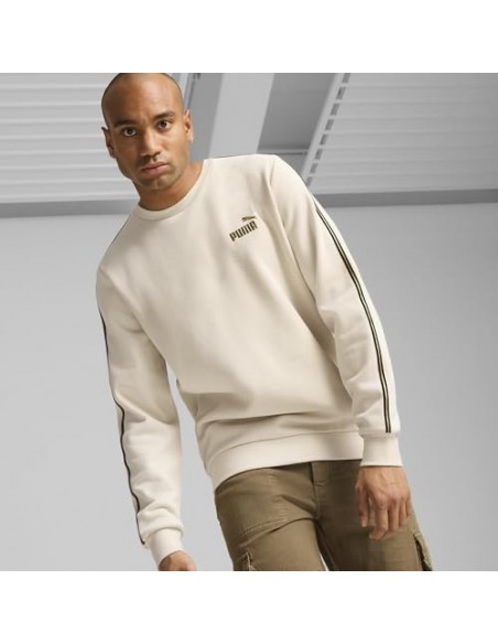 SUDADERA PUMA ESS TAPE MINIMAL GOLD CREWNECK