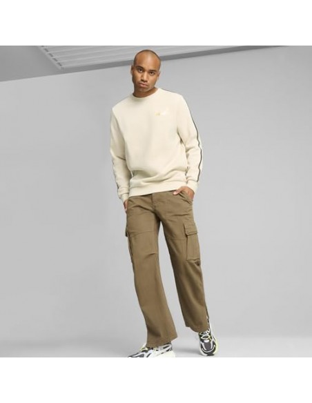 SUDADERA PUMA ESS TAPE MINIMAL GOLD CREWNECK