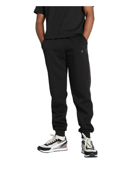 PUMA PANTALON ESS TAPE MINIMAL GOLD BLACK