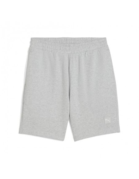 Pantalón corto Puma-ESS ELEVATED Shorts 9 TR-684730-04-GRIS CLARO UNISEX