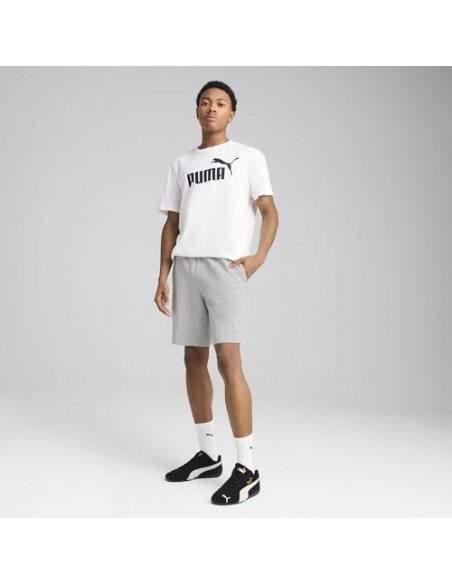 Pantalón corto Puma-ESS ELEVATED Shorts 9 TR-684730-04-GRIS CLARO UNISEX