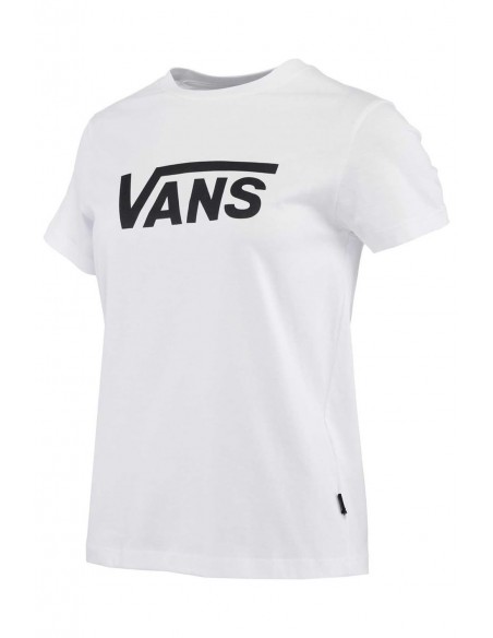 VANS WN DROP SS CREW-B WHITE