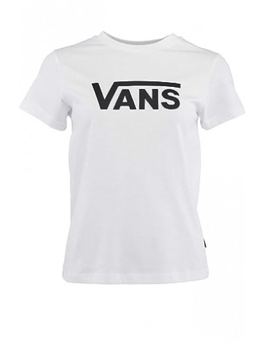 VANS WN DROP SS CREW-B WHITE