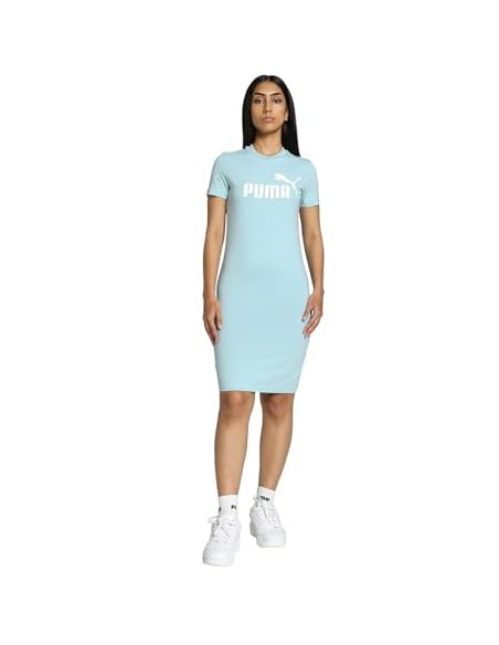 Vestido PUMA 848349-22-ESS Slim Tee Dress-MUJER-ROSA