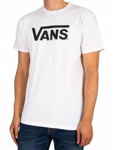 VANS CLASSIC TEE-B WHTBL 2