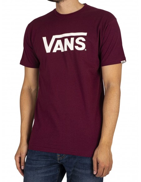 VANS CLASSIC VANS TEE-B BURGUNDY/MARSH