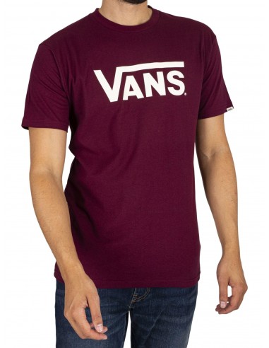 VANS CLASSIC VANS TEE-B BURGUNDY/MARSH