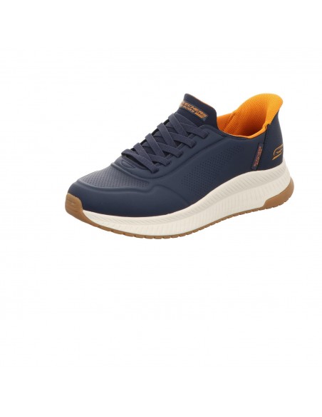 Calzado Sneaker-SKECHERS BOBS SQUAD 4 - DIRECT STEP-118424-NVY-HOMBRE-AZUL MARINO