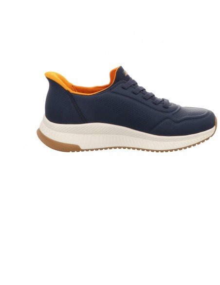 Calzado Sneaker-SKECHERS BOBS SQUAD 4 - DIRECT STEP-118424-NVY-HOMBRE-AZUL MARINO
