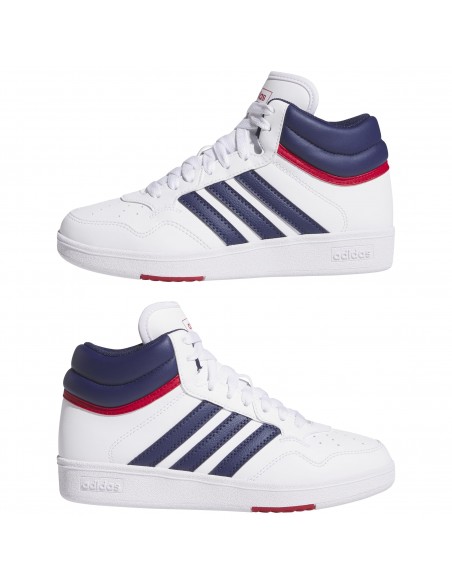 Calzado Basket Adidas HOOPS 4.0 MID J-JI0904-NEGRO-UNISEX JUNIOR