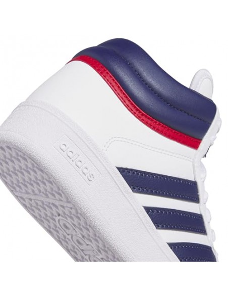 Calzado Basket Adidas HOOPS 4.0 MID J-JI0904-NEGRO-UNISEX JUNIOR