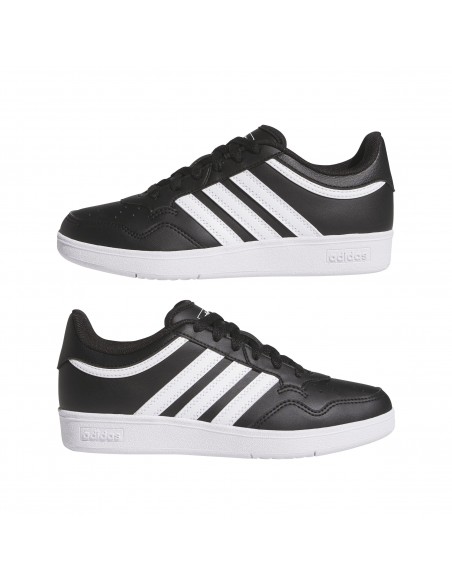 Calzado Basket Adidas HOOPS 4.0 J-JI3474-NEGRO-UNISEX JUNIOR