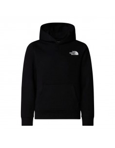 SUDADERA TNF TEEN BOX NSE REGULAR P/O HOODIE BLACK/BLUE