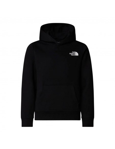SUDADERA TNF TEEN BOX NSE REGULAR P/O HOODIE BLACK/BLUE
