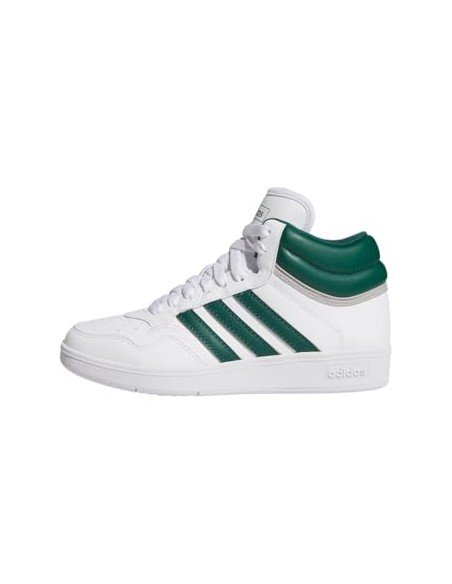 Calzado Basket Adidas HOOPS 4.0 MID J-JI0905-NEGRO-UNISEX JUNIOR