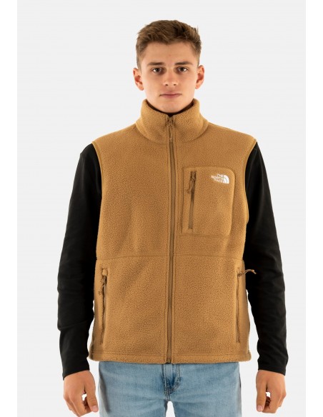 TNF M YUMIORI VEST UTILITY BROWN