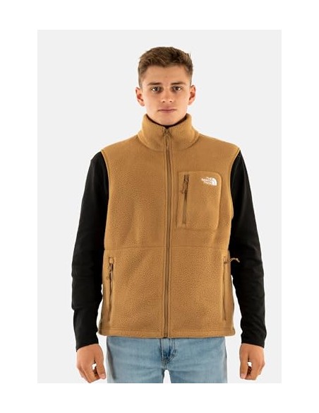 TNF M YUMIORI VEST UTILITY BROWN