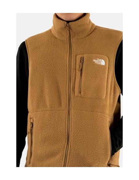 TNF M YUMIORI VEST UTILITY BROWN